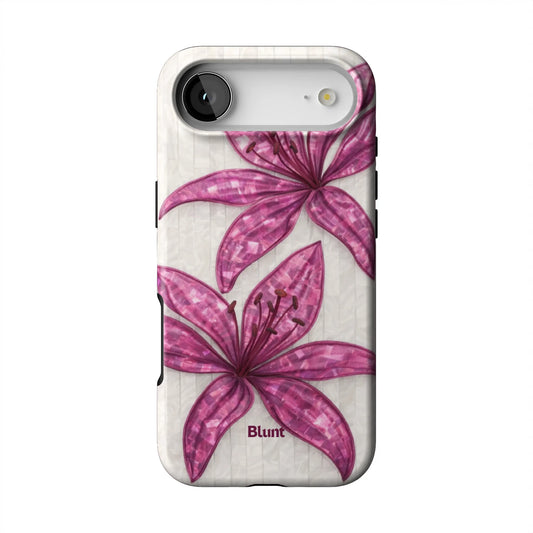Purple-Floral-Luster-iphone-case-iPhone 17 Air-1