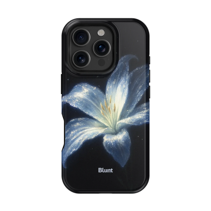 Blue Lilly iPhone Case