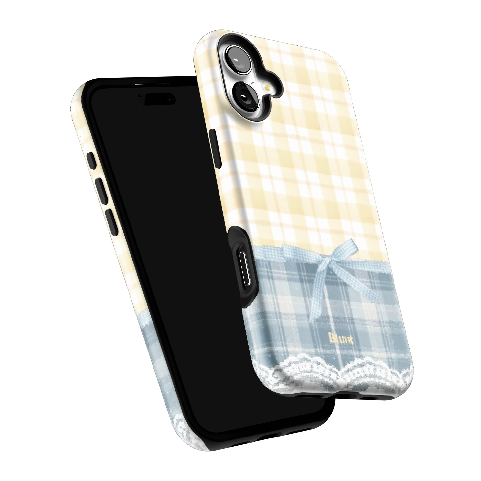 Blue-Lemonplaid-iphone-case-iPhone 16 Plus-5