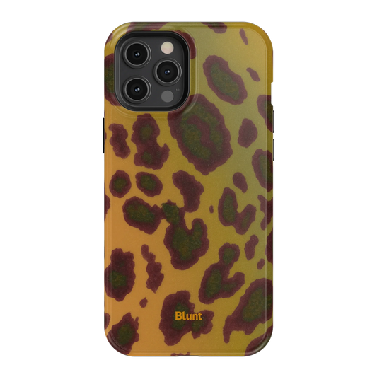 Cranberry Cheetah iPhone Case