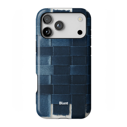 Indigo Weave iPhone Case