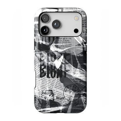 Black Love Letter iPhone Case