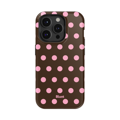 Chocolate Polka iPhone Case