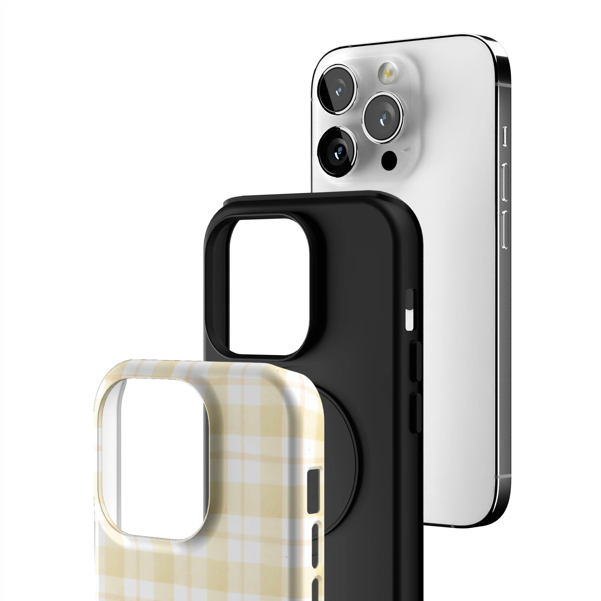 Blue-Lemonplaid-iphone-case-iPhone 14 Pro-3