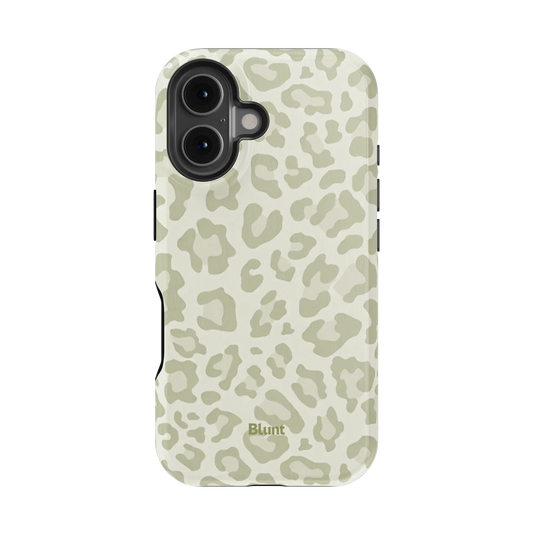 Sage Leopard iPhone Case