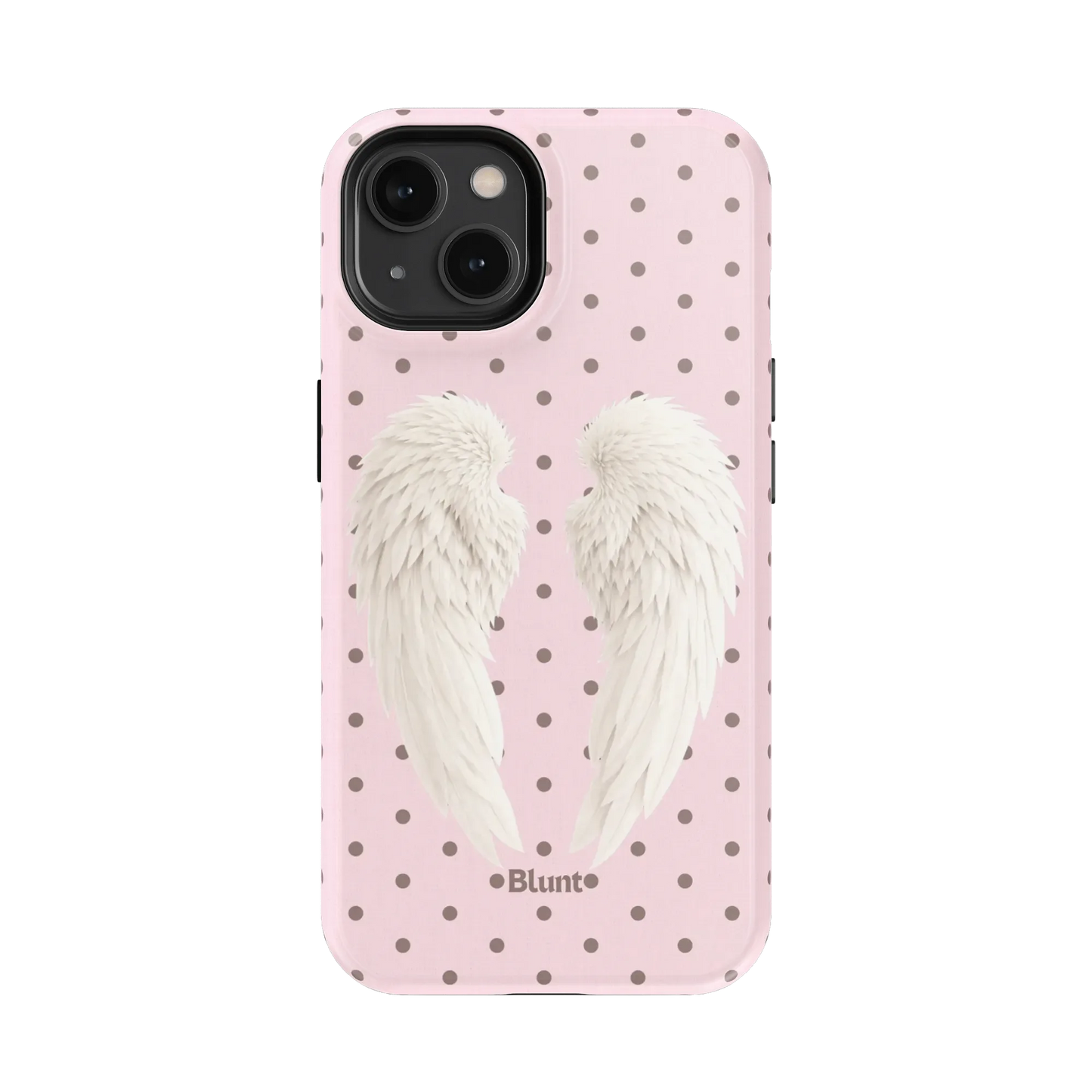 Pink Polka Wing iPhone Case