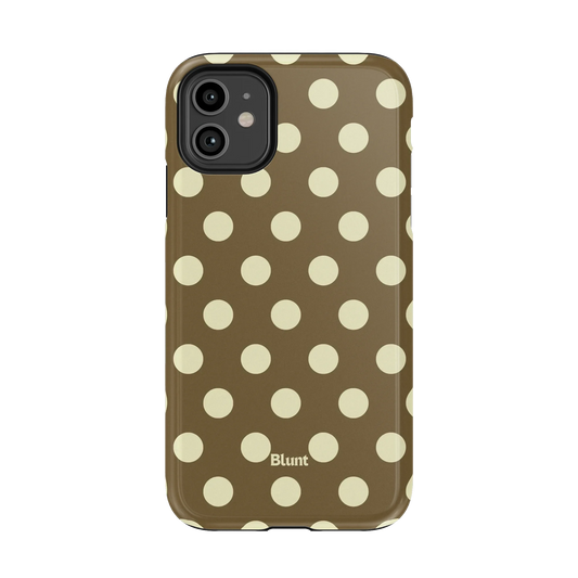 Toffee Cream Dot iPhone Case