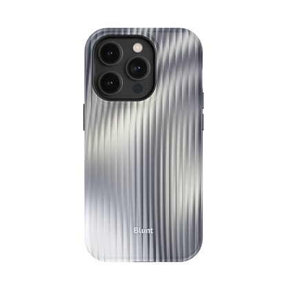 Silver Pulse iPhone Case