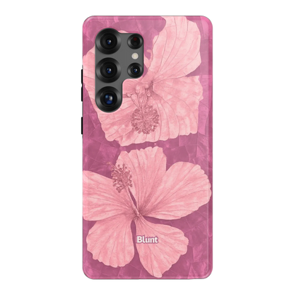 Pink Coconut Bloom Samsung Case