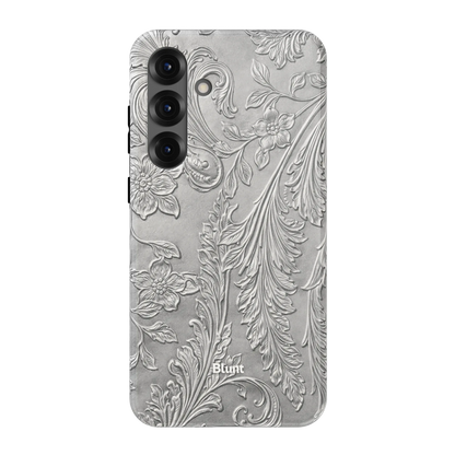 Tooled Silver Samsung Case