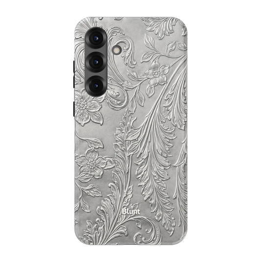 Tooled Silver Samsung Case