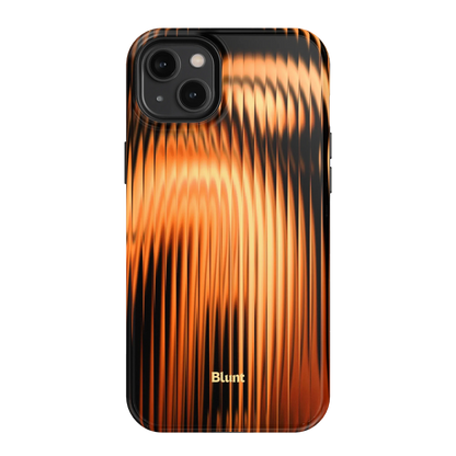 Copper Ripple iPhone Case