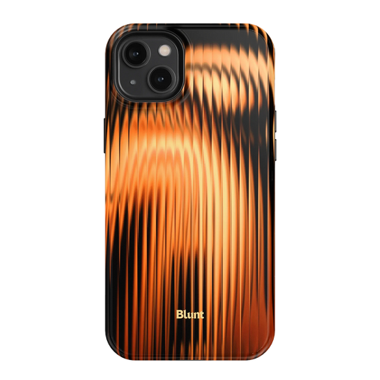Copper Ripple iPhone Case