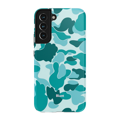 Aqua Camo Samsung Case