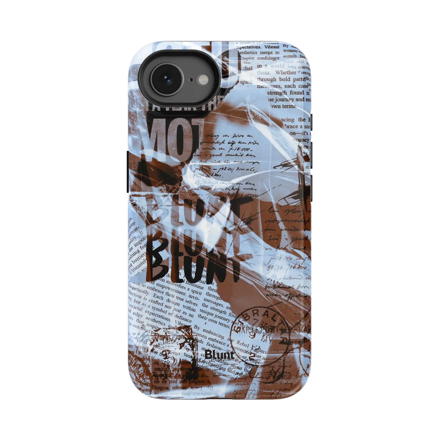 Blue Love Letter iPhone Case