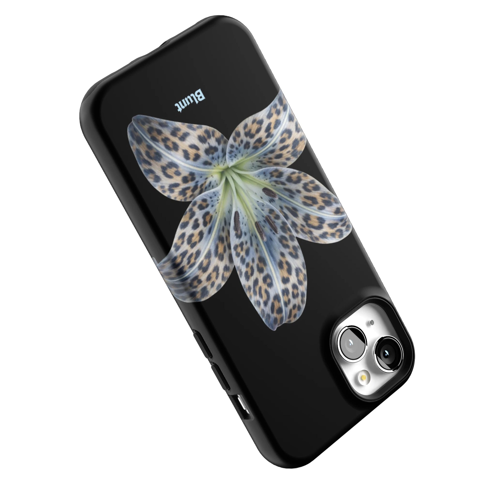 Blue-Leopard-Bloom-iphone-case-iPhone 15 Plus-4