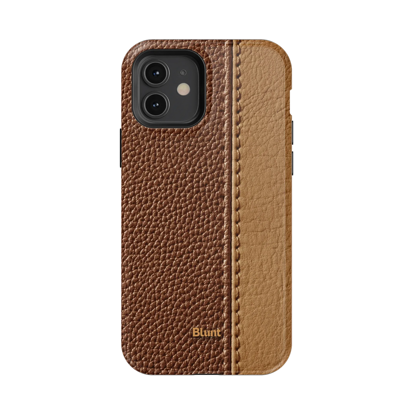 Two-Tone Walnut iPhone Case