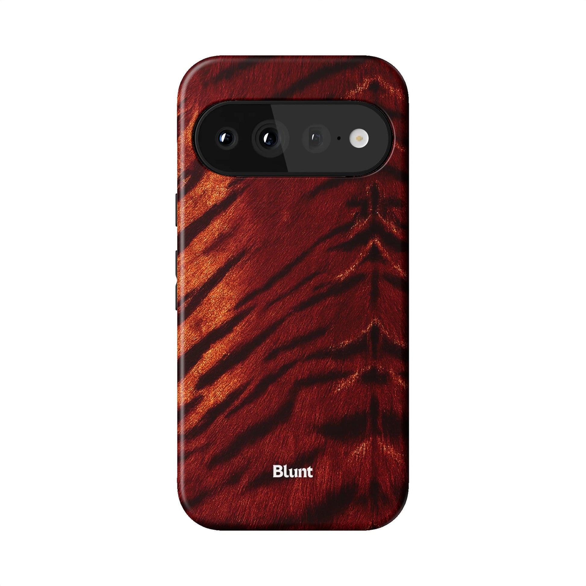 Amber Flame Pixel Case - Blunt Cases