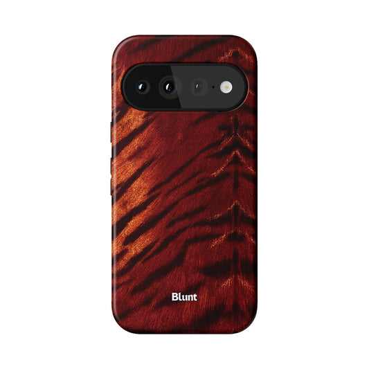 Amber Flame Pixel Case - Blunt Cases