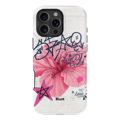 Grafitti Blossom iPhone Case