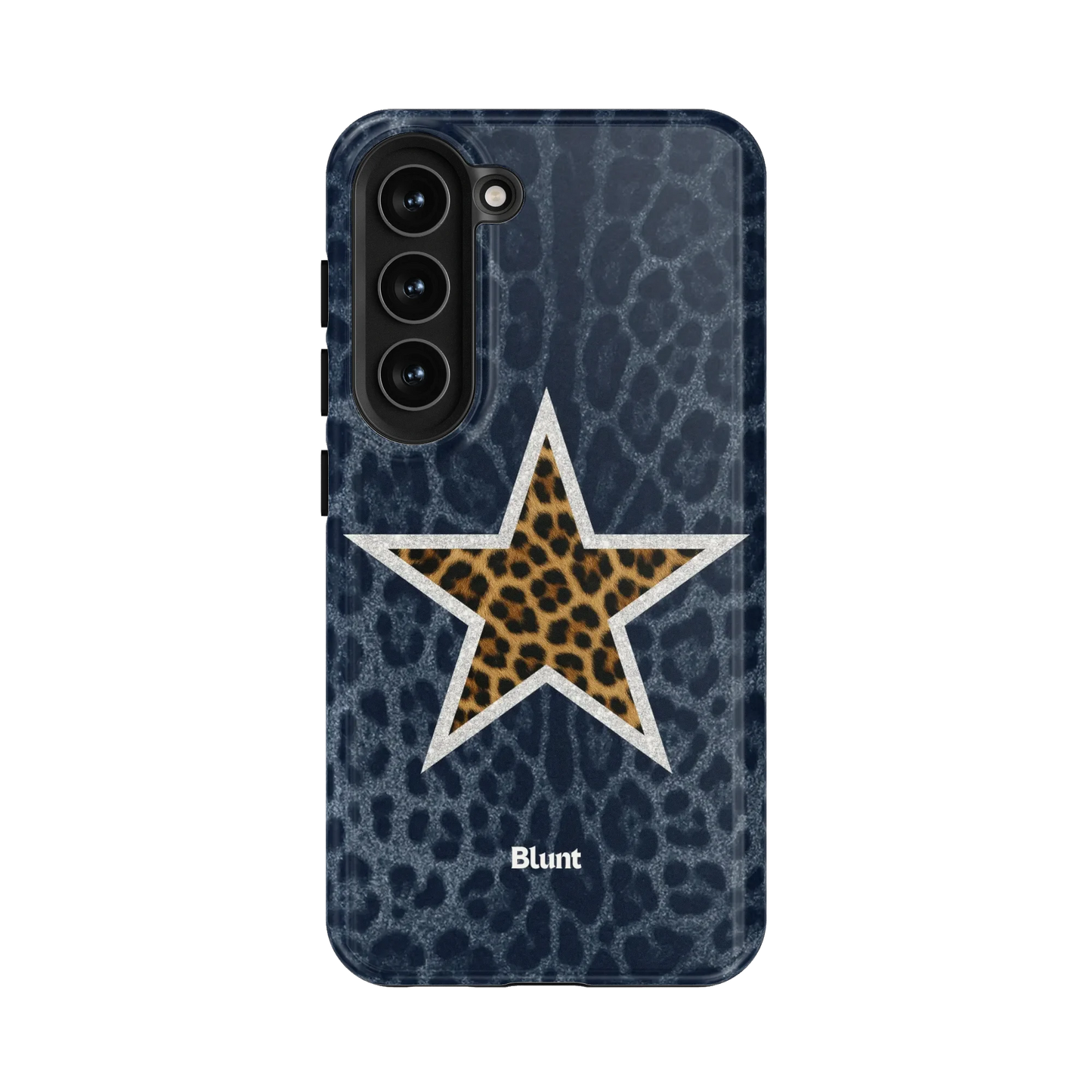 Denim Cheetah Star Samsung Case