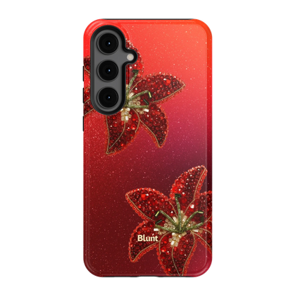 Scarlet Petals Samsung Case