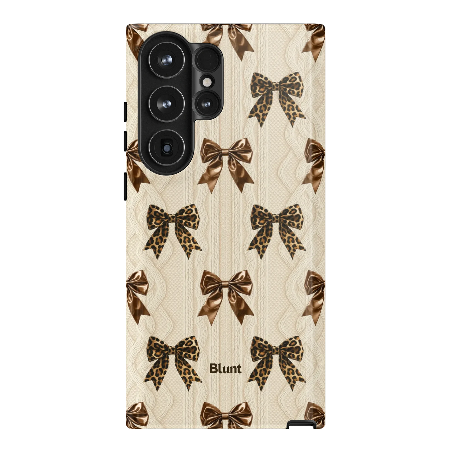 Cheetah Knit Samsung Case