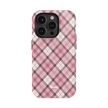 Pink Plaid iPhone Case