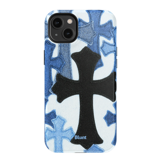 Denim Cross iPhone Case