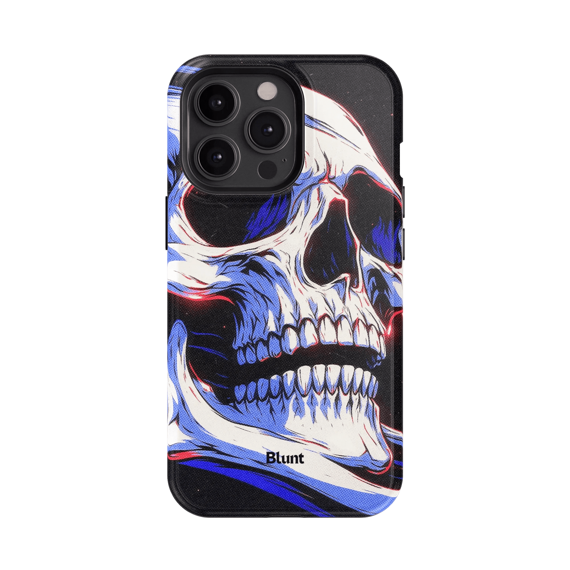 Anaglyph Skull iPhone Case - Blunt Cases