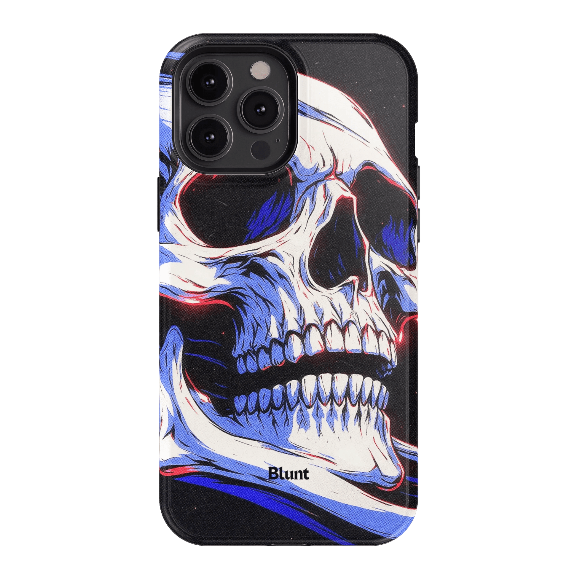 Anaglyph Skull iPhone Case - Blunt Cases