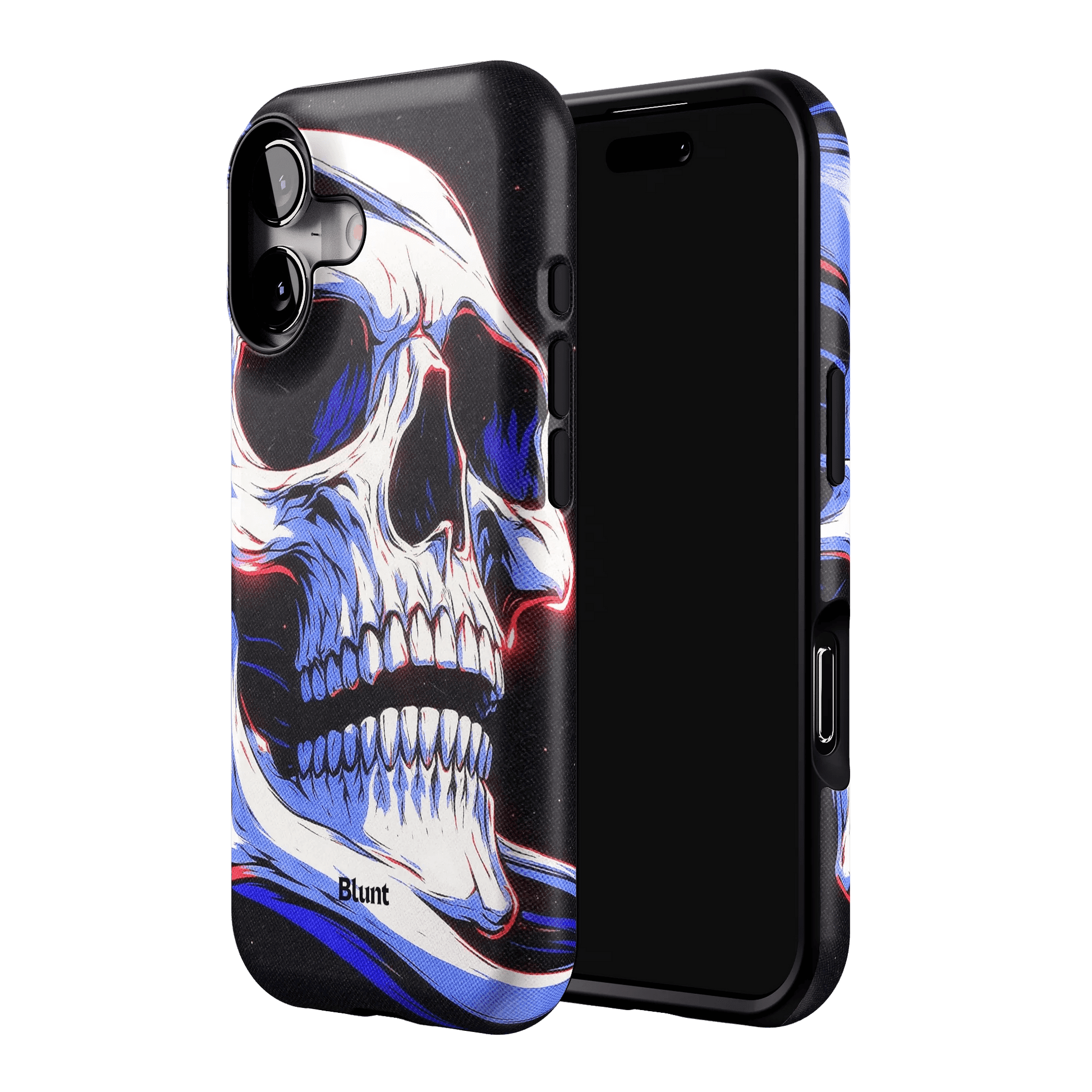 Anaglyph Skull iPhone Case - Blunt Cases