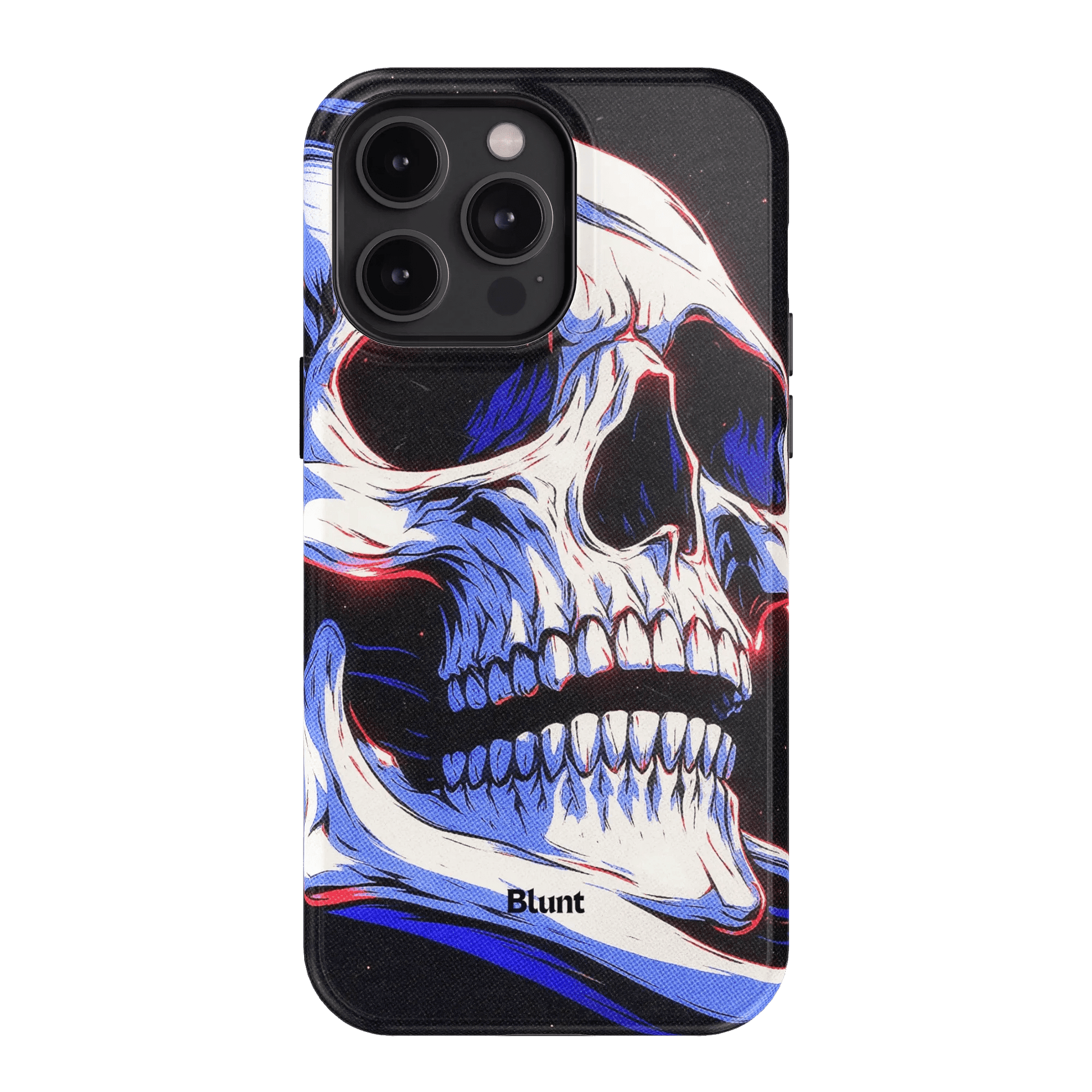 Anaglyph Skull iPhone Case - Blunt Cases