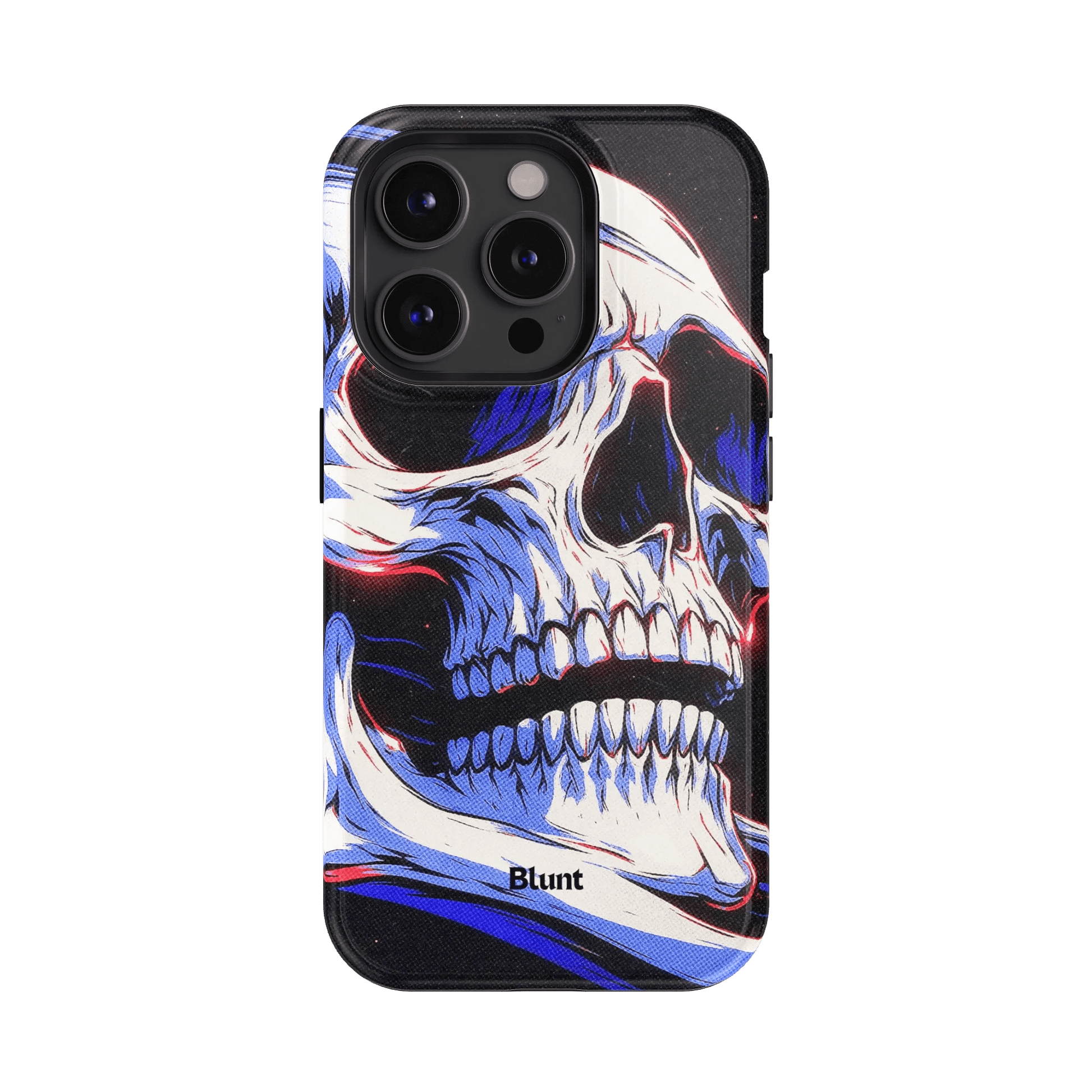 Anaglyph Skull iPhone Case - Blunt Cases