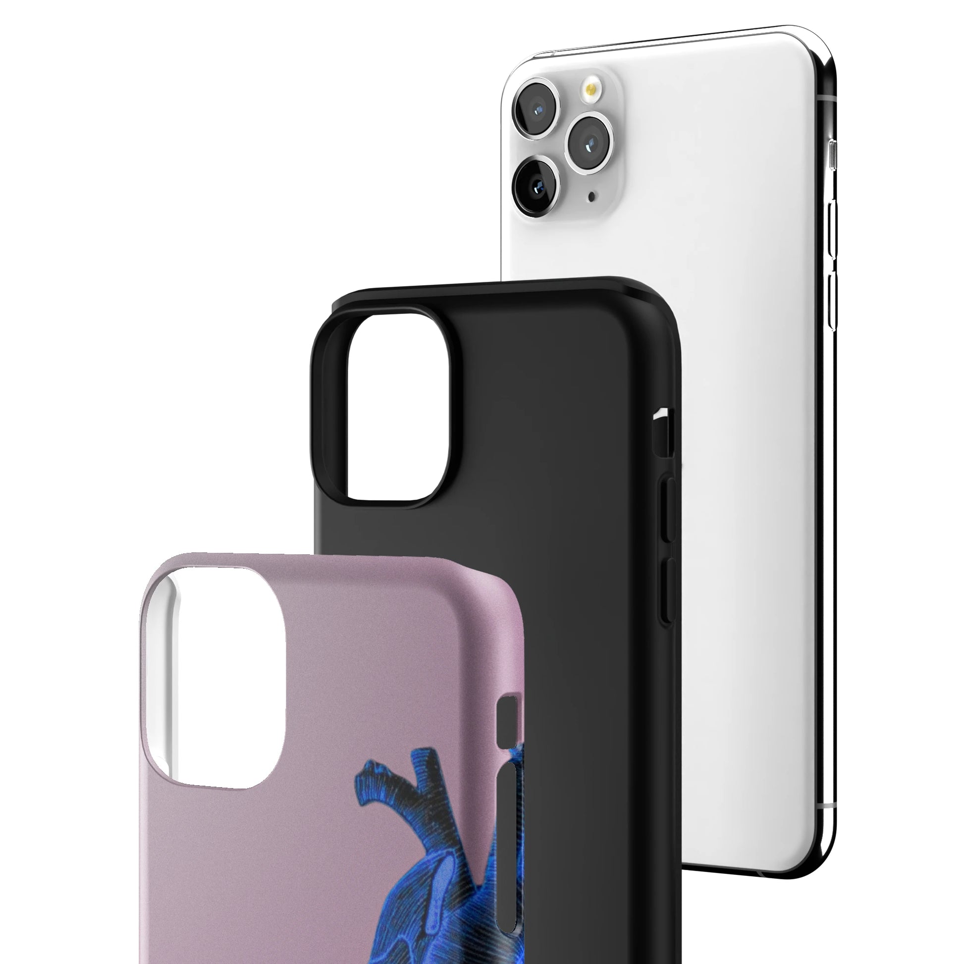 Anatomy Heart Blue iPhone Case gallery - Iphone_11_Pro_Max_3
