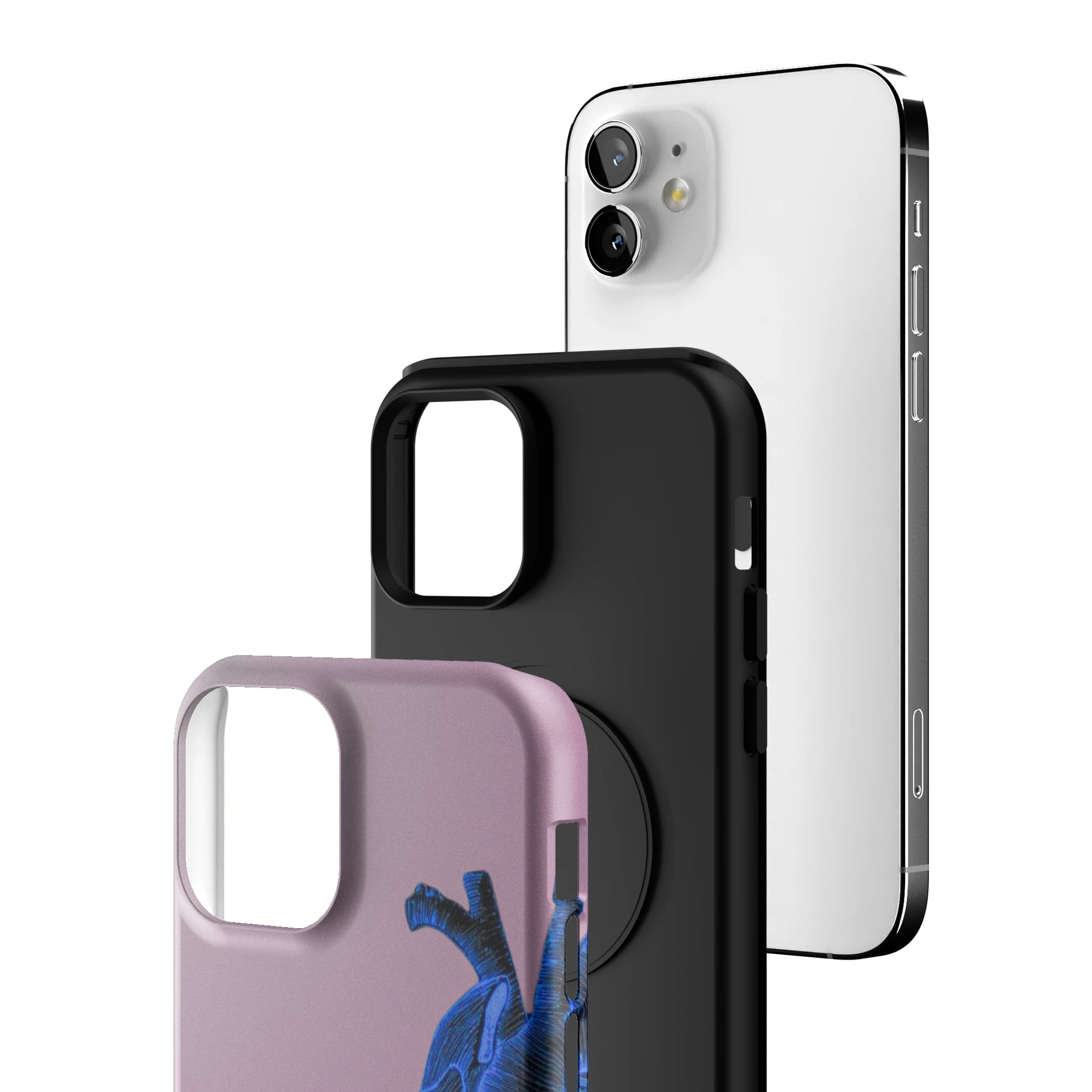 Anatomy Heart Blue iPhone Case gallery - Iphone_12_Iphone_3