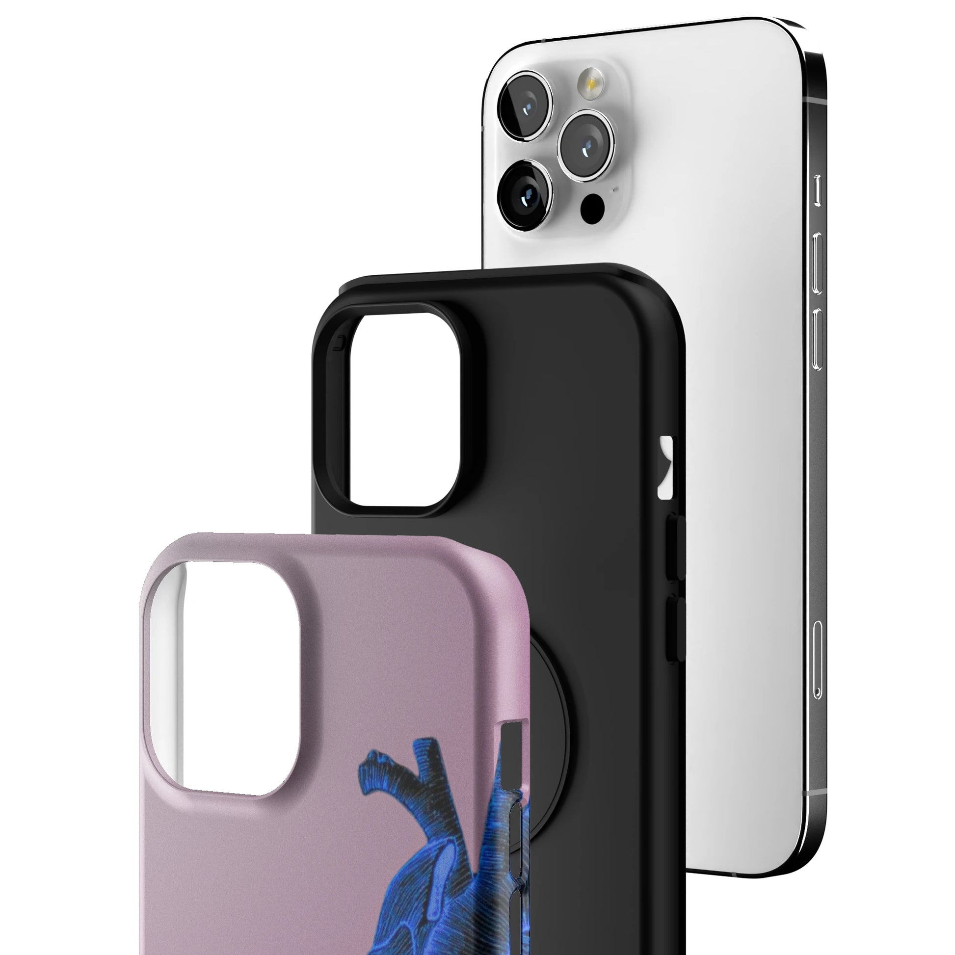 Anatomy Heart Blue iPhone Case gallery - Iphone_12_Pro_Max_3