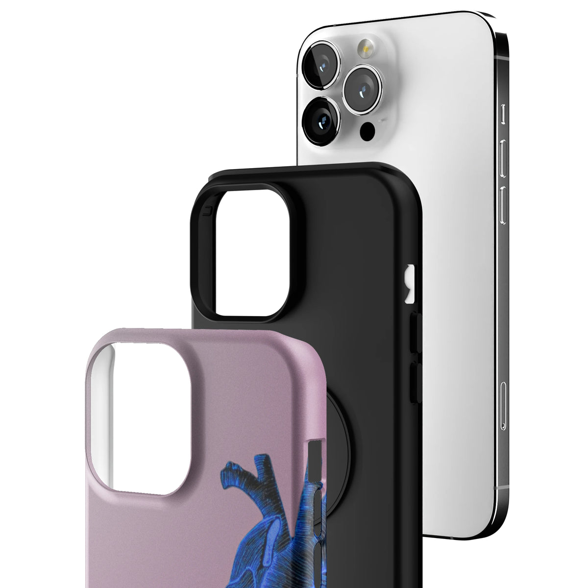 Anatomy Heart Blue iPhone Case gallery - Iphone_13_Pro_Max_3