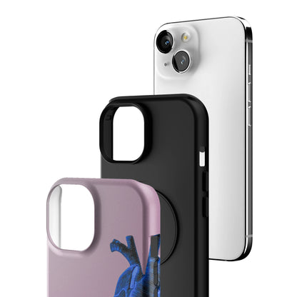 Anatomy Heart Blue iPhone Case gallery - Iphone_15_Iphone_3