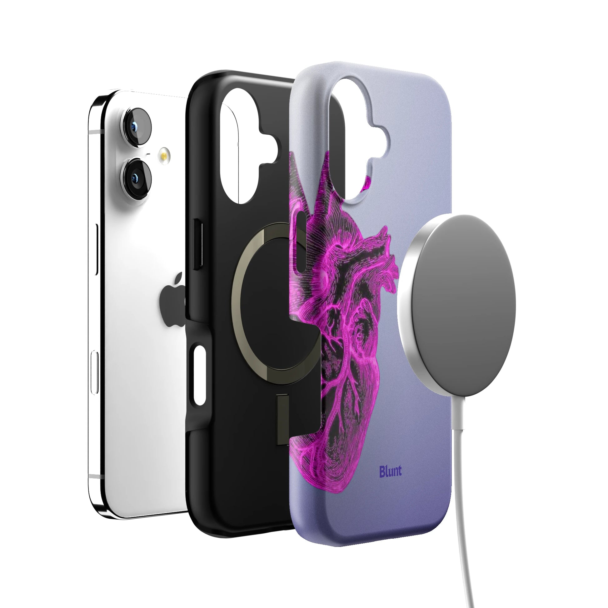 Anatomy Heart Pink iPhone Case gallery - Iphone_17_Iphone_4