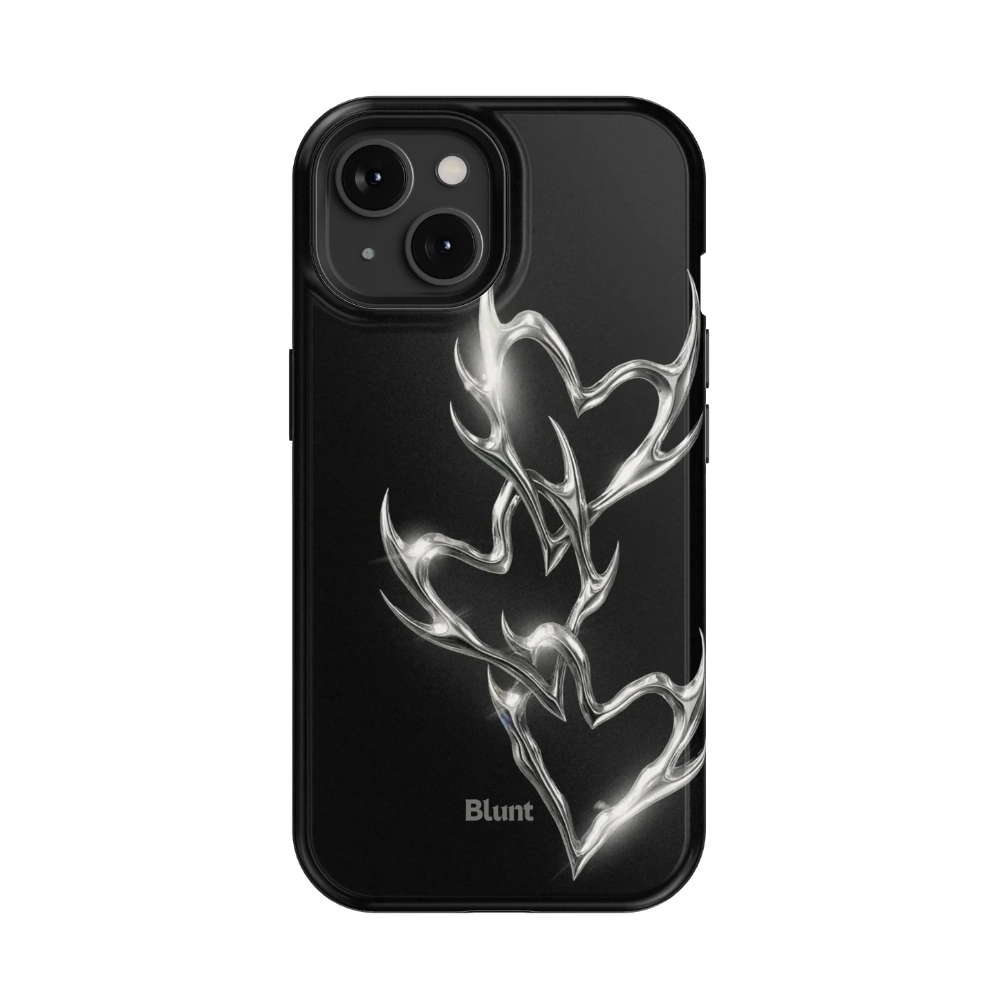 Chrome Flame iPhone Case