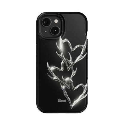Chrome Flame iPhone Case