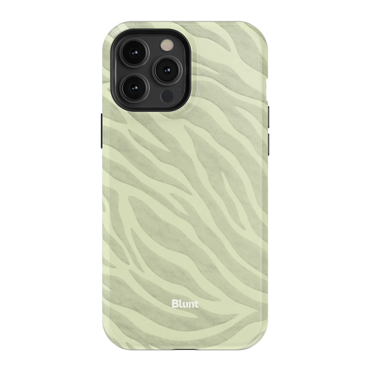 Sage Zebra iPhone Case