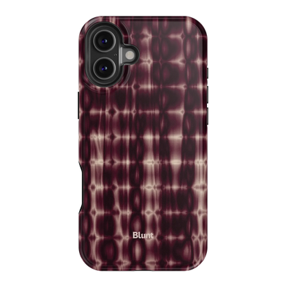 Purple Ripple iPhone Case