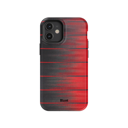 Crimson Stripe iPhone Case