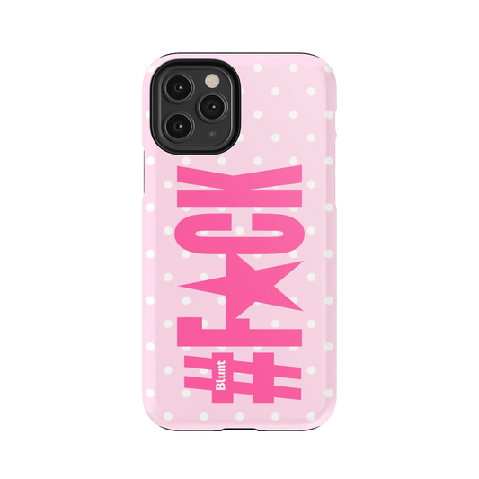 Pink Polka Riot iPhone Case