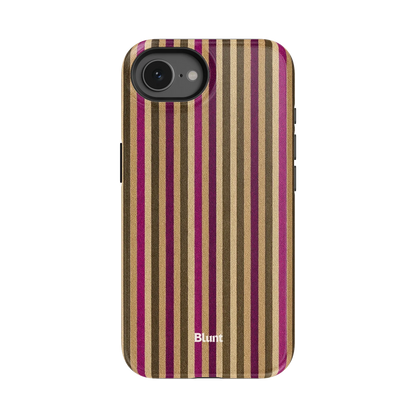 Pecan Stripe iPhone Case