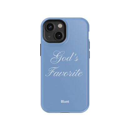 Gods Favorite Blue iPhone Case