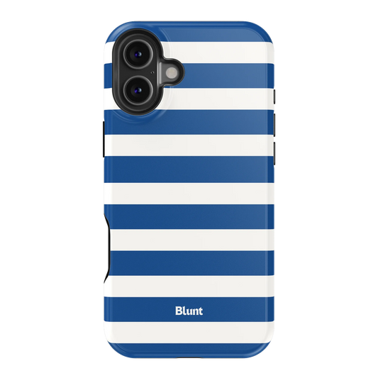 Navy Stripe iPhone Case
