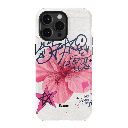 Grafitti Blossom iPhone Case